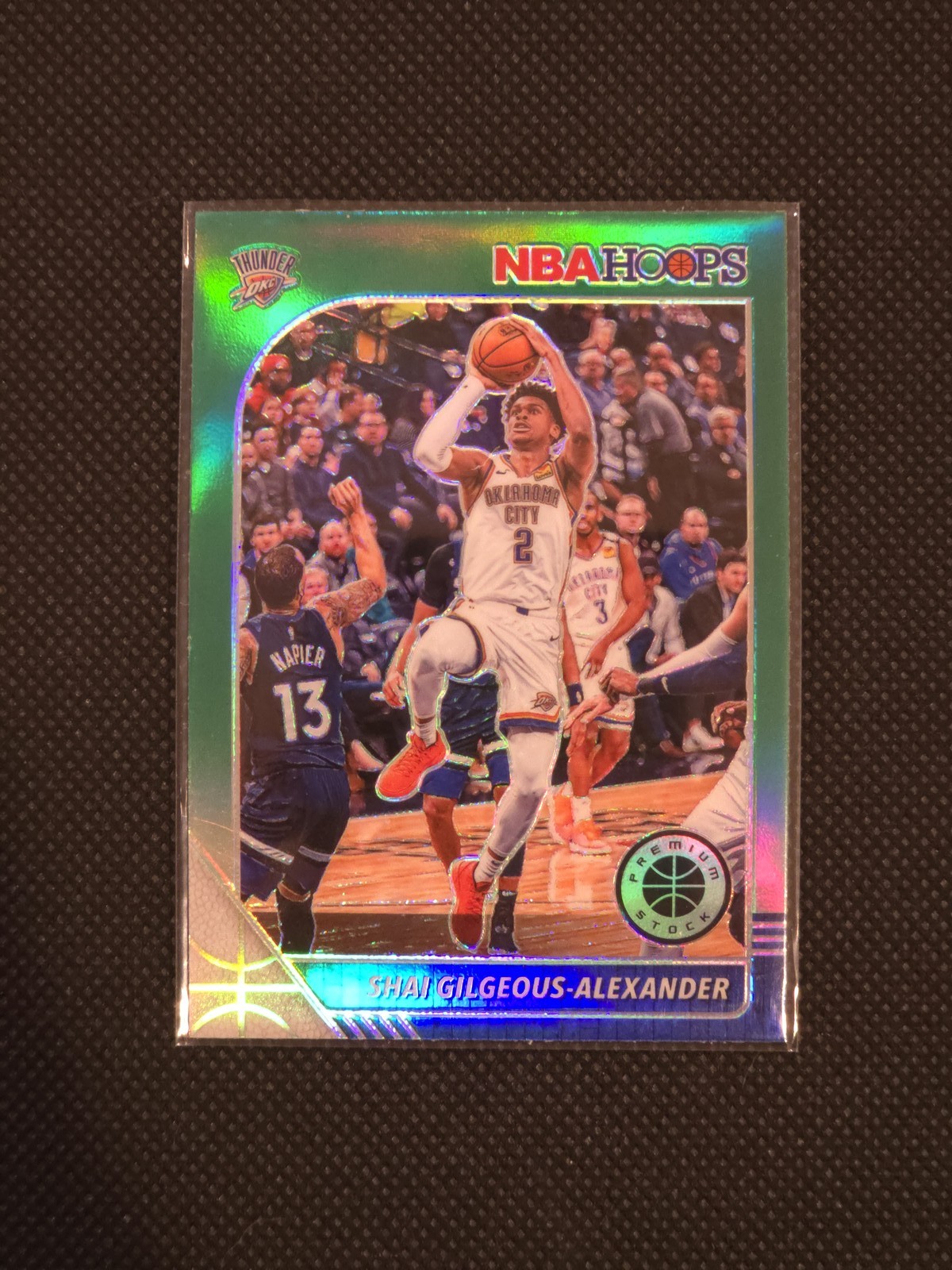 2019-20 Hoops Premium Stock - Shai Gilgeous-Alexander - OK City Thunder Green