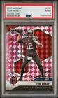 2021 Panini Mosaic TOM BRADY Camo Pink Prizm #201 PSA 9 Tampa Bay Buccaneers