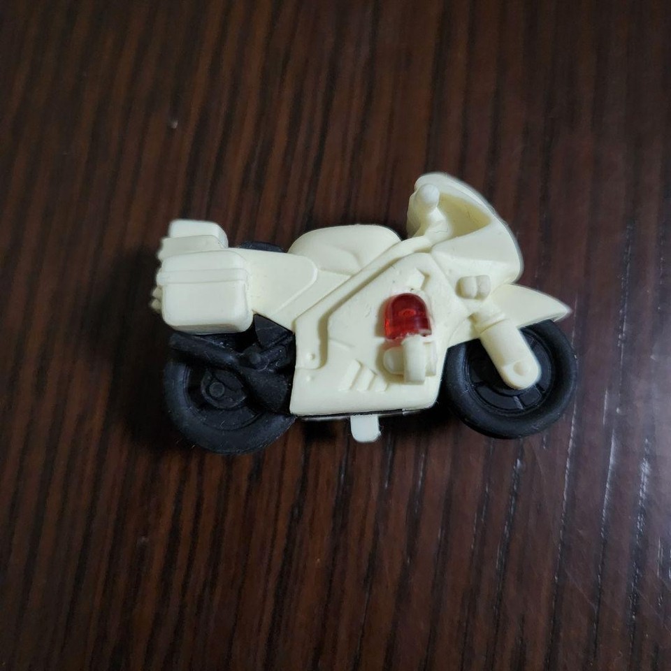 Vehicle Cop Check White Police Car Eraser - Disassemblable Not Mint | eBay