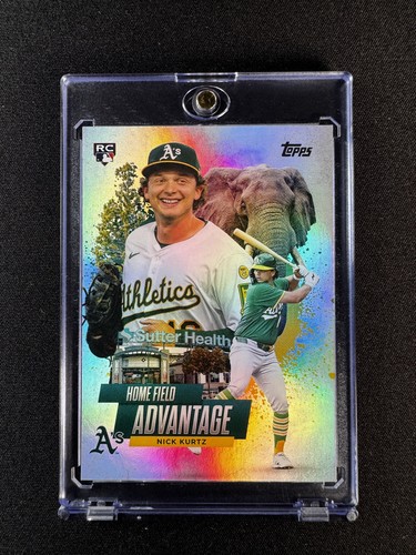 Nick Kurtz #HA-49 — 2025 Topps Chrome Update Home Field Advantage baseball card