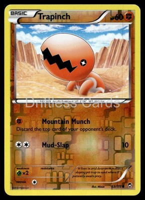 Trapinch 53/111 Common Furious Fists Pokemon Reverse Holo MP