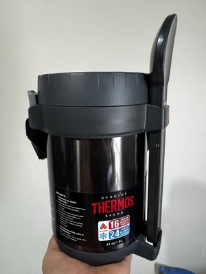 thermos all-in-one vacuum insulated stainless steel meal carrier with spoon