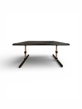 Adjustable Laptop Bed Tray / Folding Lap Desk with Storage Drawer   Black