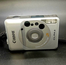 Canon ELPH Jr. APS Point Shoot Film Camera Silver Auto Focus Built-in Flash