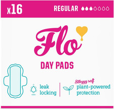 Flo Bamboo Day Period Pads ? Super Absorbent, Soft, Thin Sanitary Towels ? Winge