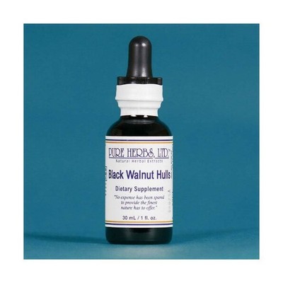 Pure Herbs: Black Walnut Hulls - 1 oz. (Natural Herbal Extracts)