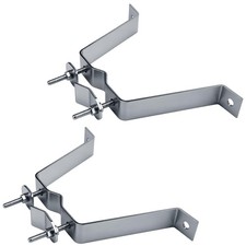2 Pack 4  Heavy-Duty Wall Mount Pair with Brackets  Lag Bolts for TV Antenna...