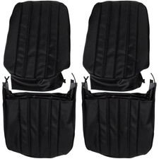 Pui 66as10u Bucket Seat Upholstery 1966 Chevelleel Camino Black