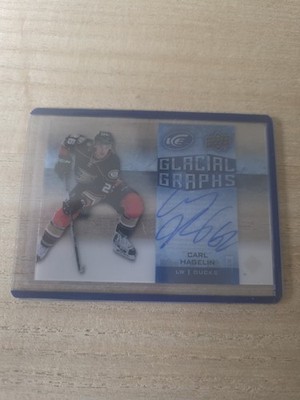 2015-16 UPPER DECK ICE GLACIAL GRAPHS CARL HAGELIN #GG-CH
