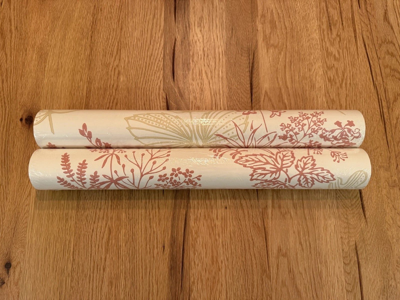 2 Rolls Little Greene Wallpaper Norcombe Jazz Red Beige 0271NRJAZZZ - Brand New 4