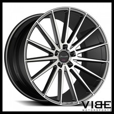 20 Gianelle Verdi Machined Black Concave Wheels Rims Fits Bmw F12 F13 640 650