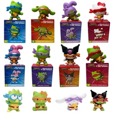 2025 Teenage Mutant Ninja Turtles Hello Kitty Happy Meal Toys 1-12 Set Brand New