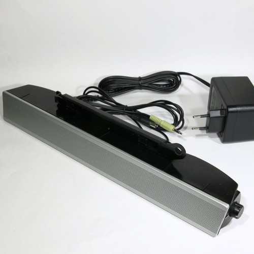 DELL AS501 Soundbar m. Netzteil - 12V Stereo-Lautsprecher für DELL-Monitore