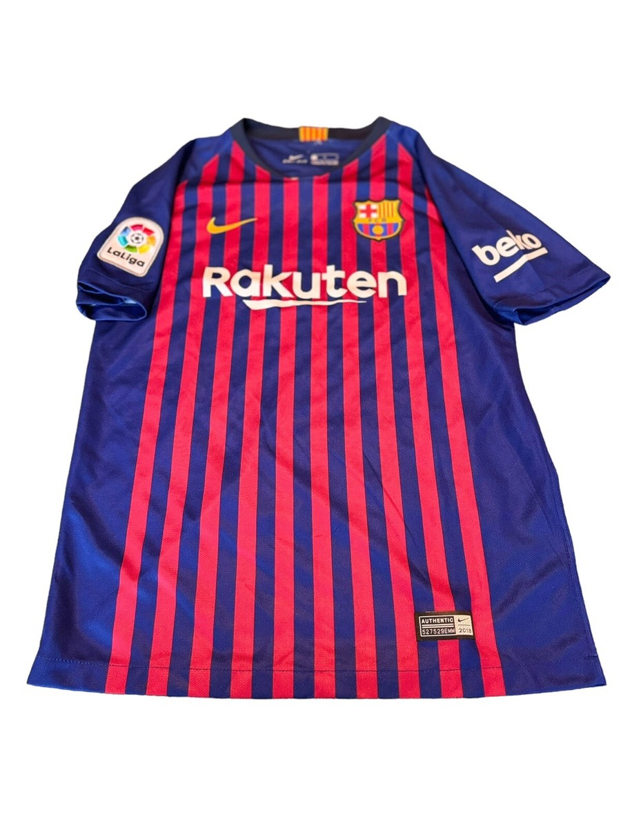 FC Barcelona Home 2017/ 2018 Nike Jersey Football Soccer Youth