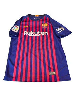 FC Barcelona Home 2017/ 2018 Nike Jersey Football Soccer Youth