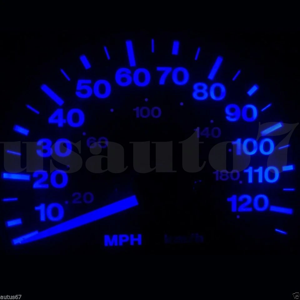 Dash Cluster Gauge BLUE SMD LED LIGHT BULBS KIT Fit 93-98 Jeep Grand Cherokee ZJ - Image 4 of 4