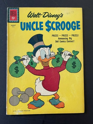Uncle Scrooge #34 - Mythic Mystery (Dell, 1956) Fine+ - Picture 1 of 4