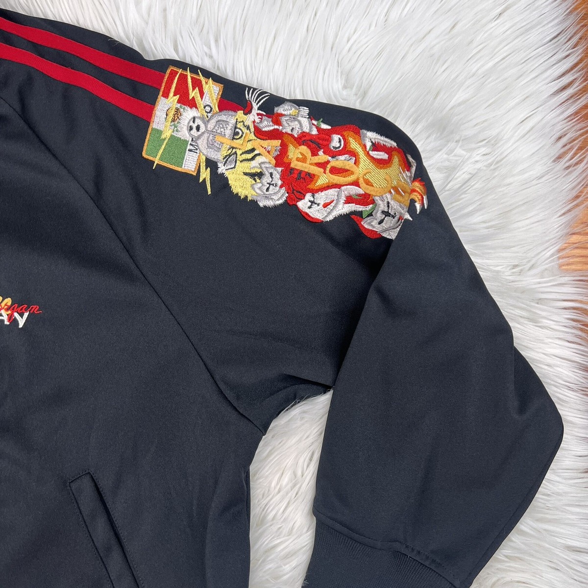 DOUBLET Strangest Comfort Men Black Red Chaos Embroidered DOUBLET Strangest Comfort Men Black Red Chaos Embroidered