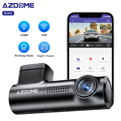 AZDOME 1296P Dash Cam WiFi Nachtsicht Auto kamera DVR 24H Parking Monitor 1080P
