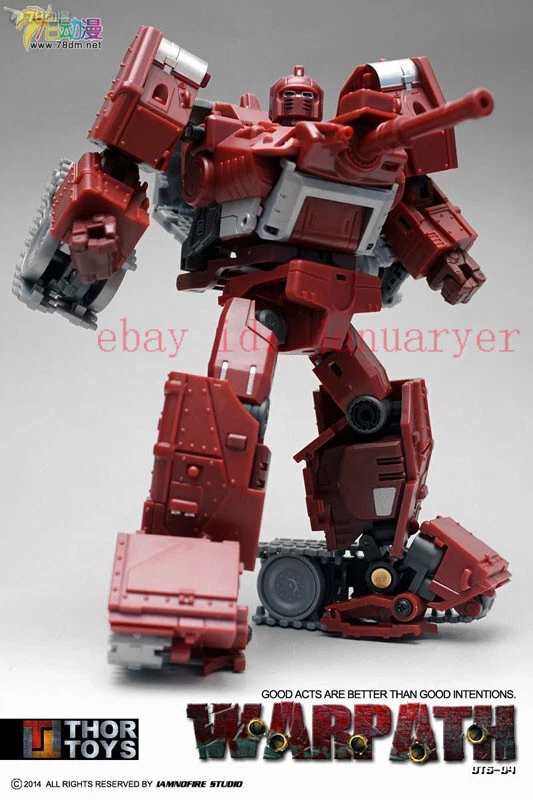 Perfect Badcube Toy Ots-04 Warrior Wardog Action Figure New Toy - Image 3 of 4