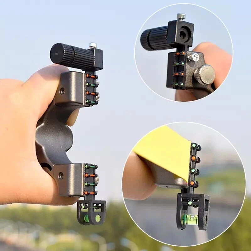 Fronde Pro Lance Pierre haute précision - Slingshot laser - chasse tir Sportif✅ - Imagen 3 de 4