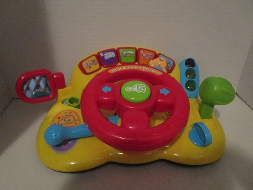 VTech Turn and Learn Driver Educational Toy with Music, Lights and Sounds 