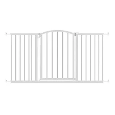 Ozzy & Kazoo 30 Inch Tall Wide Walk Through Dog Gate For Doorways and Stairways