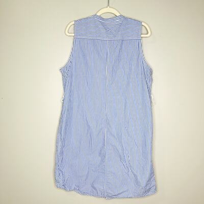 j crew sleeveless shirt dress Women's Linen-Blend Sleeveless Mini Dress (Fern Canyon, Size 10) J.Crew Factory