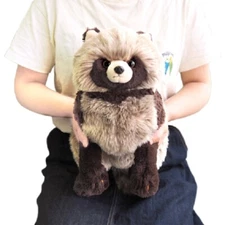 Sun Lemon Knee Raccoon Dog HizaTanuki 46cm Plush Doll Toy Animal M GIFT New