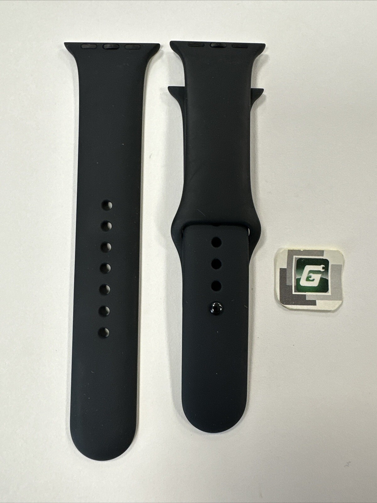 Apple Watch Sport Band 45mm (42/44/46/49) OEM Midnight Gray Blue S/M/L Used