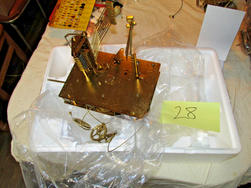 HERMLE PEARL GRANDFATHER CLOCK MOVEMENT 1161-850A, 114cm, L28, PARTS/REPAIR
