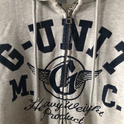 RARE Vintage Y2K G-Unit Heavy Weight Distressed Hoodie Size