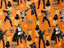 Star Wars Galactic Empire Disney Print 100% Cotton Fat Quarter 18"x22" NEW Mask