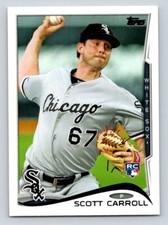 2014 Topps Update #US-232 Scott Carroll Chicago White Sox Rookie