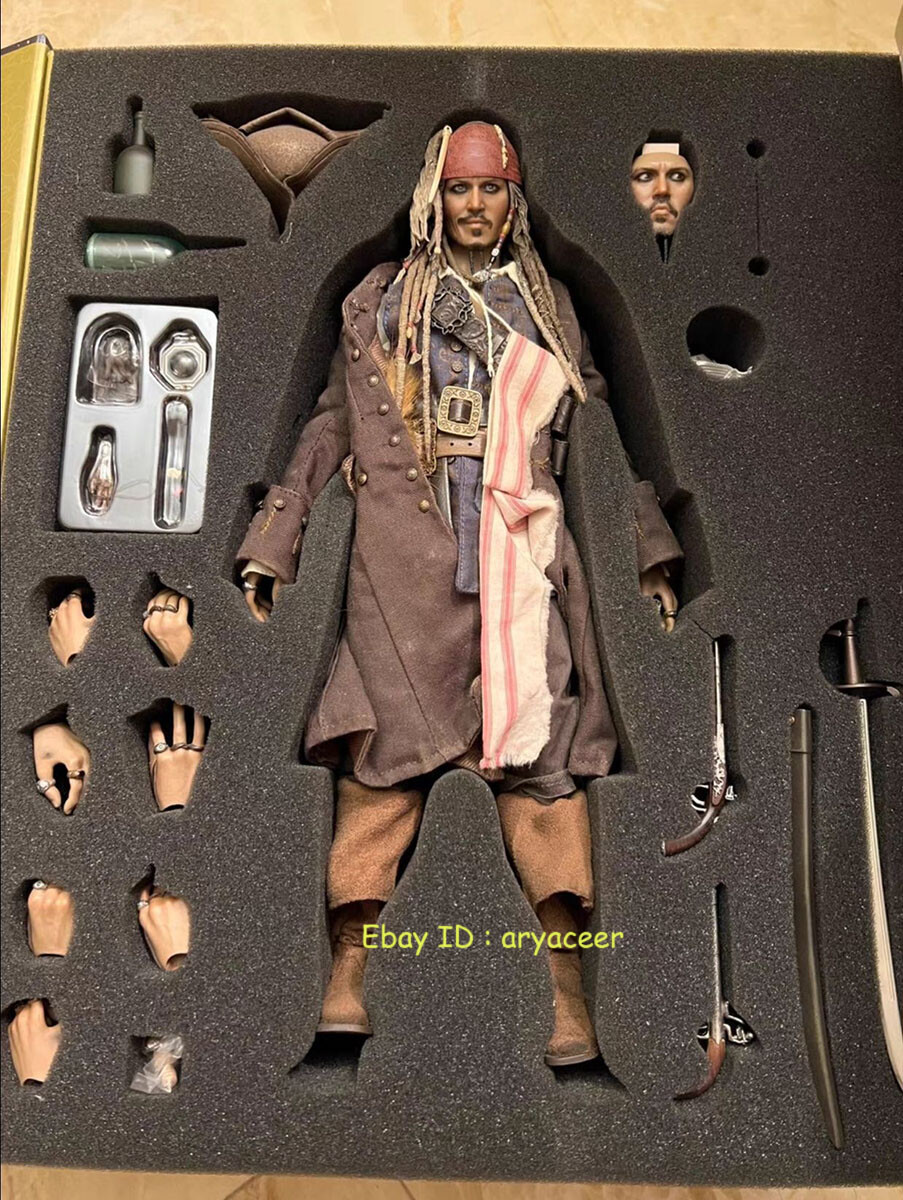 Hot Toys DX06 Captain Jack Sparrow 1/6 Action Figure Model Hot Toys DX06 Captain Jack Sparrow 1/6 Action Figure Model