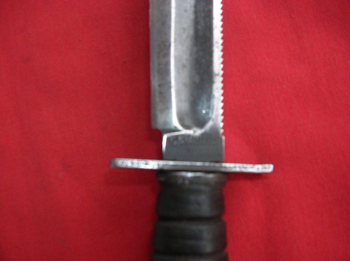 Vtg Camillus NY Vietnam Or WWII Pilot Fighting Survival Knife 5