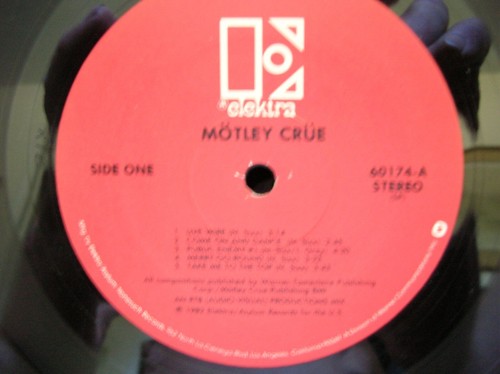 MOTLEY CRUE Too Fast for Love 1982 metal LP + insert EXC - Imagen 3 de 5