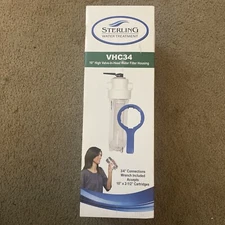 Sterling Water Treatment 10” High Valve-In-Head Water Filter Housing VHC34