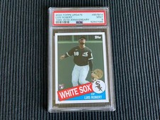 2020 TOPPS UPDATE LUIS ROBERT *1985 RC 35TH ANNIVERSARY PSA 9 MINT*  WHITE SOX
