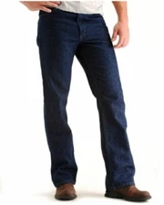 New Men's Lee 40x32 Regular Fit Bootcut Pepper Pre Wash Jeans 100% Cotton