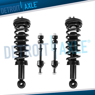 Ford F-150 Lincoln Mark LT Struts + Sway Bars for Both Front Left and Right 2WD