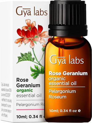 Organic Rose Geranium Essential Oil for Skin - Organic Geranium Essential Oil fo