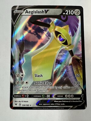 Aegislash V 126/185 Swsh04: Vivid Voltage Holo