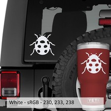 Ladybug Ladybird Beetle Vinyl Decal