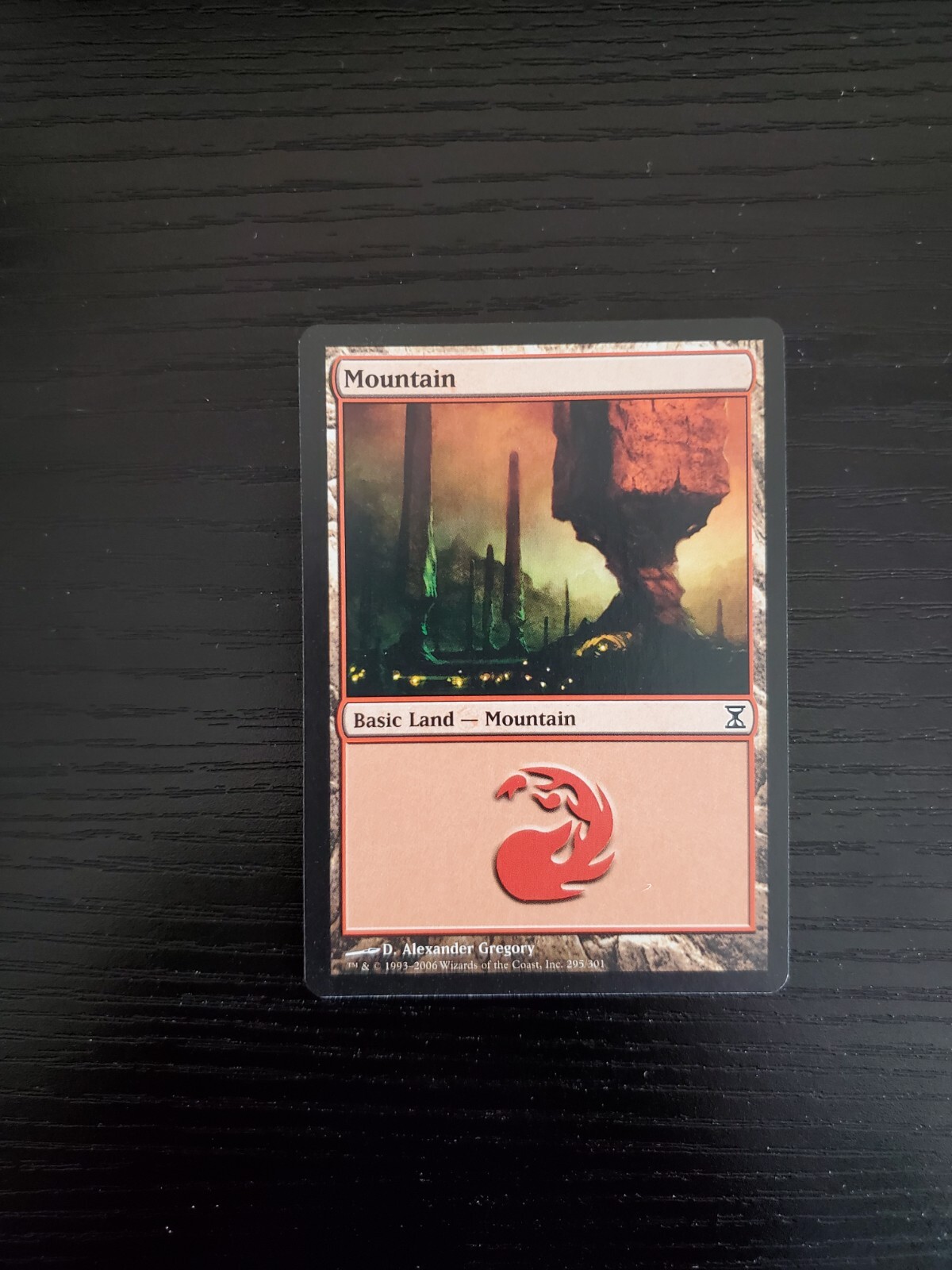 MTG Magic the Gathering Time Spiral - Mountain - 295/301 - NM