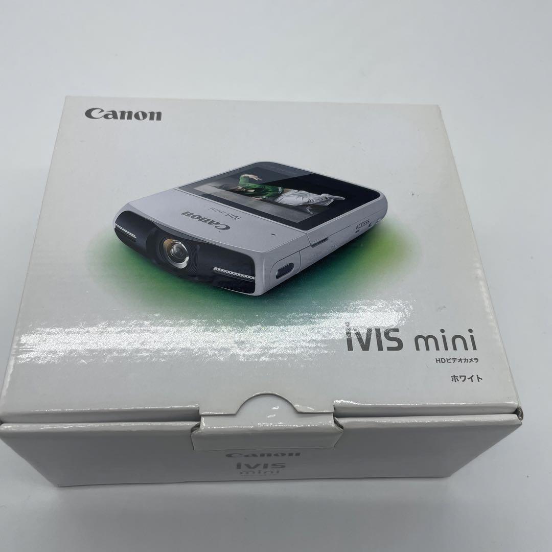 CANON iVIS mini White High Definition Camera Japanese with Box