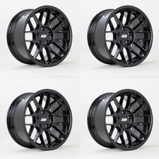 17" x 8" 6P DTM 5x120 alloys RC Concave fit BMW E36  M3 325i 328i Drift Black x4