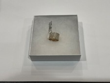 925 Sterling Silver Wide Textured Band 8 Grams 7.5gr