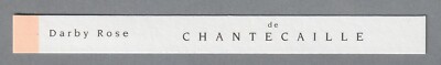 Werbekarte - Advertising Card - Derby Rose de Chantecaille