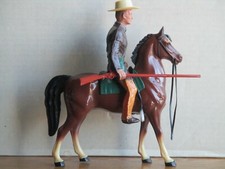 VINTAGE 1950's HARTLAND JIM BOWIE w/BLAZE ORIGINAL SCOTT FORBES 